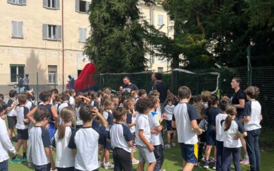 Basketball KTN porta il basket tra i banchi: una mattinata di sport alla scuola Rosmini – Basketball KTN Brings the Game to School: A Morning of Sport at Rosmini Elementary